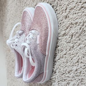 NWT  Girls glitter Vans